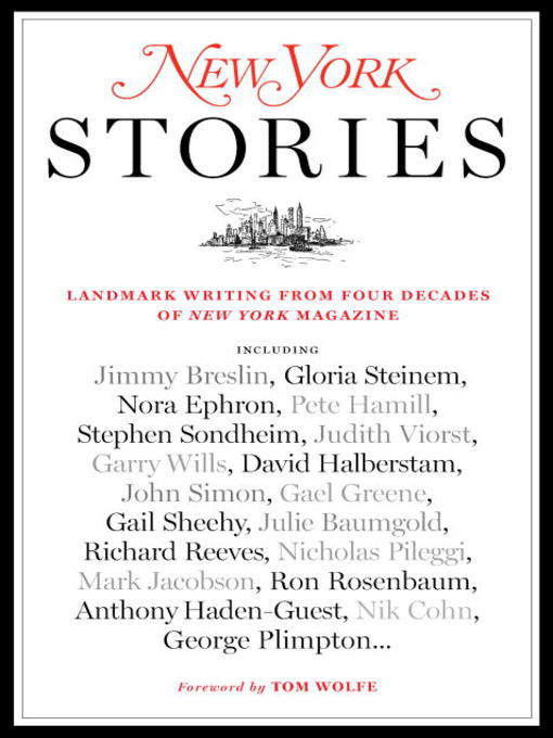 Editors of New York Magazine创作的New York Stories作品的详细信息 - 需进入等候名单
